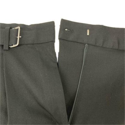 CLANE クラネ 18110-7182 ブラック WAIST BELT DAD PANTS ボトムス