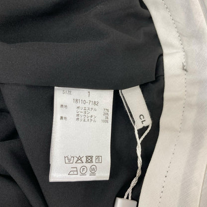 CLANE クラネ 18110-7182 ブラック WAIST BELT DAD PANTS ボトムス