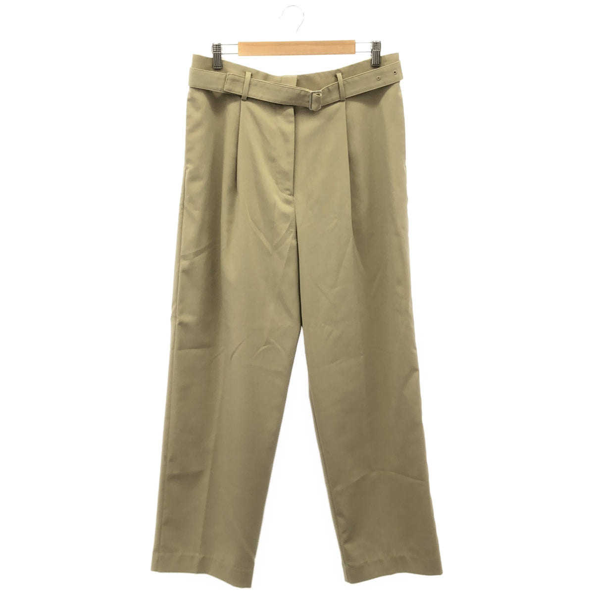 CLANE クラネ 18110-7182 ベージュ WAIST BELT DAD PANTS ボトムス