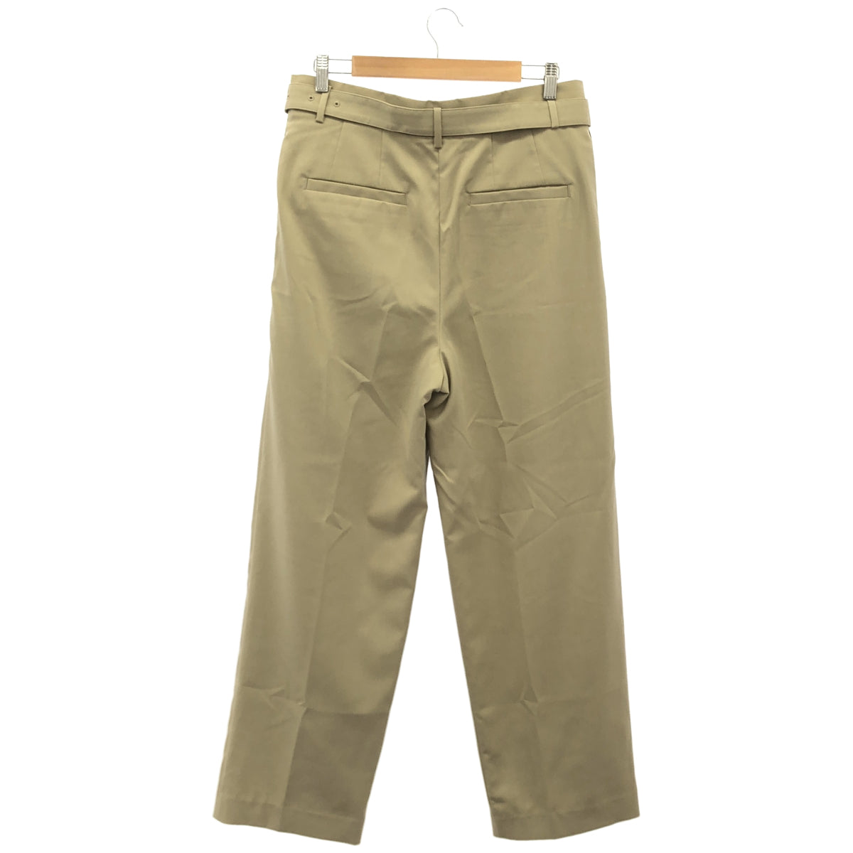 CLANE クラネ 18110-7182 ベージュ WAIST BELT DAD PANTS ボトムス
