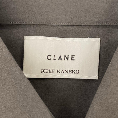 CLANE クラネ 【×KEIJI KANEKO】19122-4342 チャコール ロングスリーブ ボタンシャツ トップス