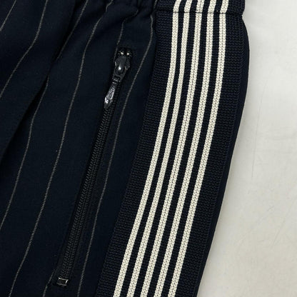 needles ニードルズ ×KITH LQ353 ネイビー ストライプ Double Knit Track Jacket/ダブルニットトラックパンツ トップス