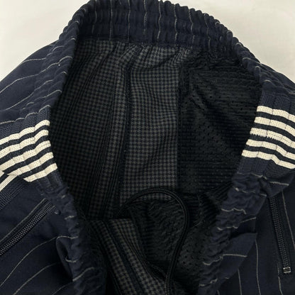 needles ニードルズ ×KITH LQ353 ネイビー ストライプ Double Knit Track Jacket/ダブルニットトラックパンツ トップス