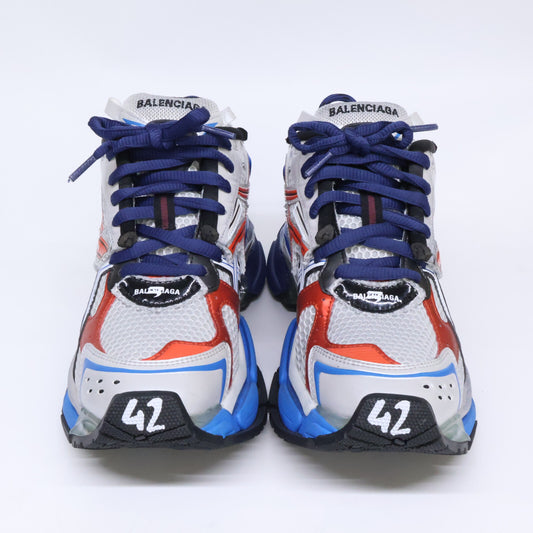 BALENCIAGA バレンシアガ 【新品同様】677403 RUNNER ランナー USED加工 カットオフ メッシュスニーカー シューズ