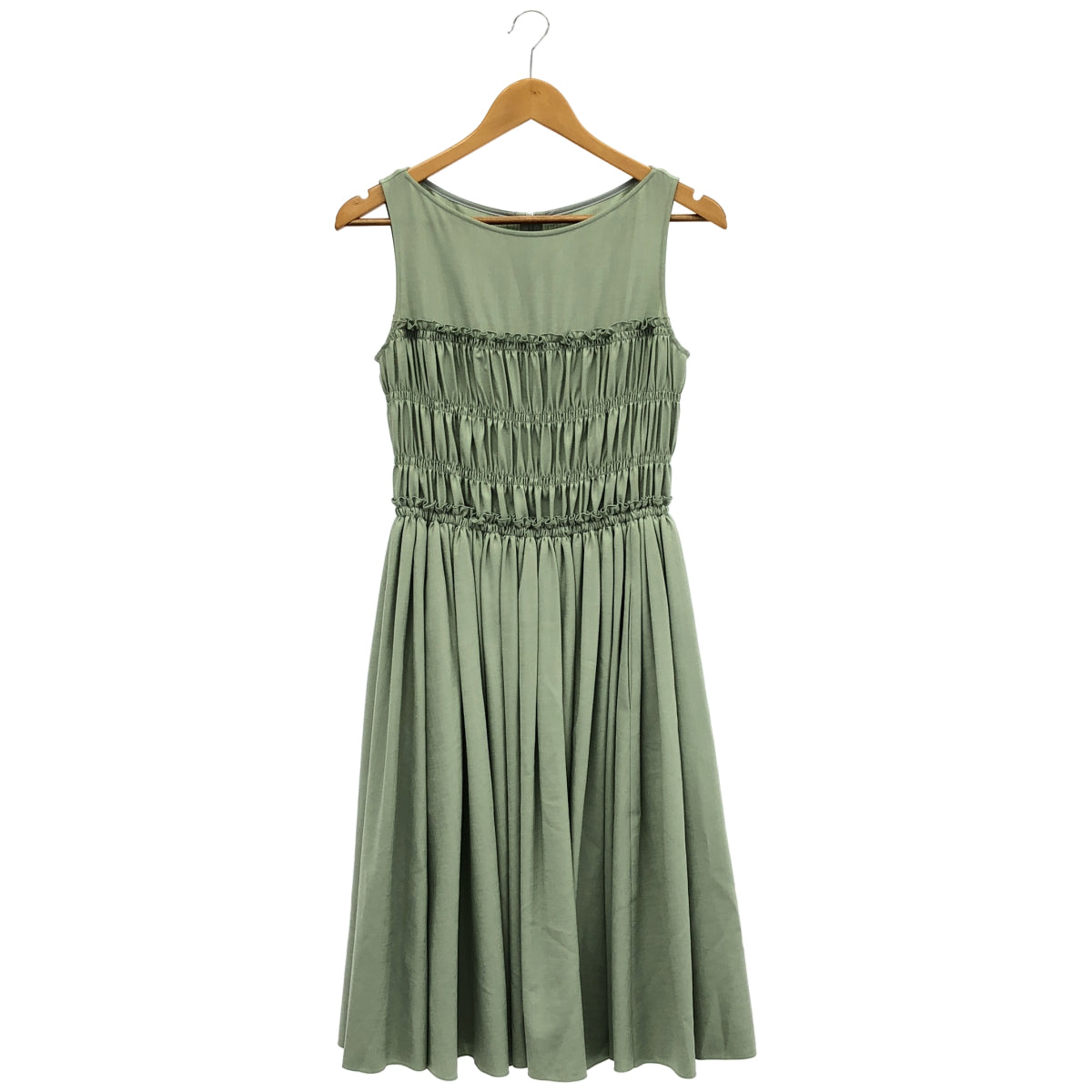 FOXEY NEW YORK フォクシーニューヨーク 40739 ミントグリーン ポリエステル スプリングピクニックドレスワンピース トップス