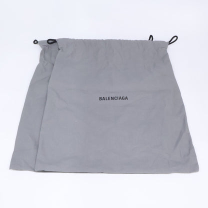 BALENCIAGA バレンシアガ 【新品同様】753603 レザー ラウンドトゥ ヒール ショートブーツ シューズ