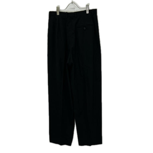 BALENCIAGA バレンシアガ 23年製 743545 ブラック センタープレス ワイドパンツ ボトムス