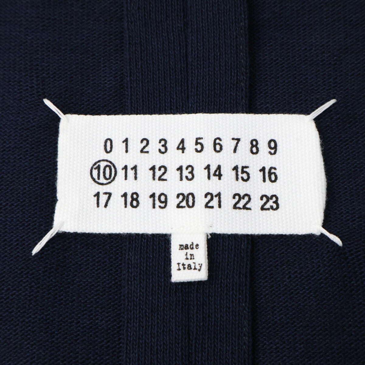 Maison margiela メゾンマルジェラ 18SS S50BN0336 ネイビー コットンジャージー ボタンレス カットオフノーカラージャケット ジャケット