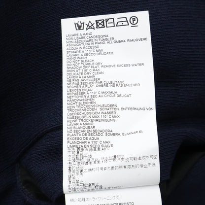 Maison margiela メゾンマルジェラ 18SS S50BN0336 ネイビー コットンジャージー ボタンレス カットオフノーカラージャケット ジャケット