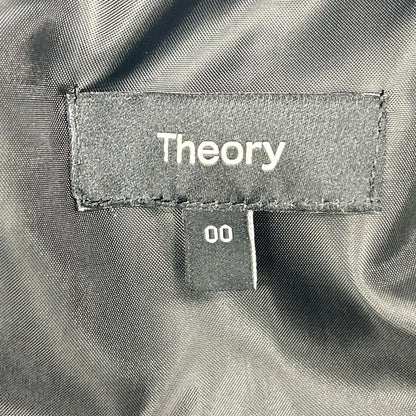 Theory セオリー ブラック クラシッククレーププリーツデイドレス ワンピース ワンピース