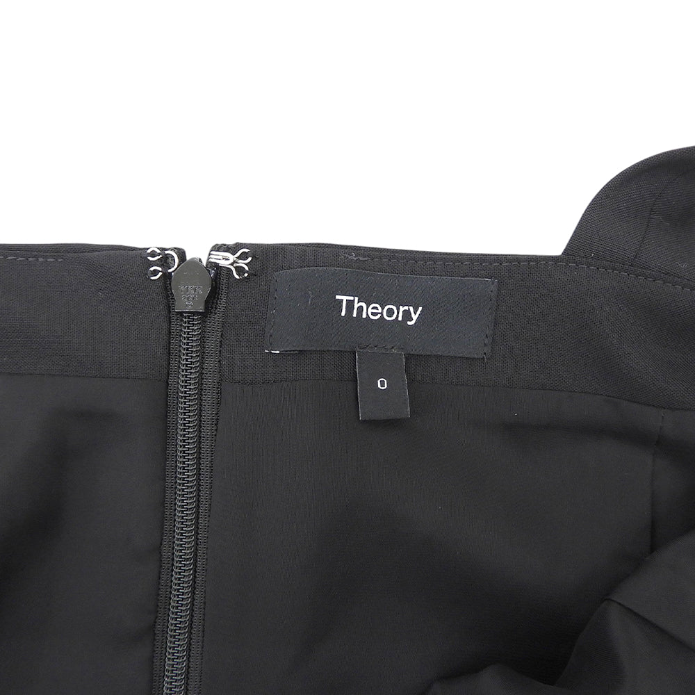 Theory セオリー SQ NK STRAP JS ジャンプスーツ レディース ブラック 0 24年製 オーバーオール オールインワン
