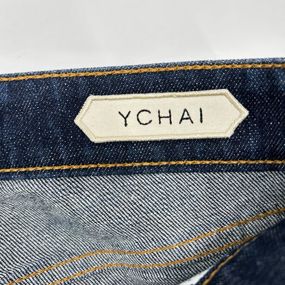 YCHAI イカイ YPU004 インディゴ ROBUSTOロブスト ヴィンテージウォッシュテーパードフィットストレッチデニム ボトムス