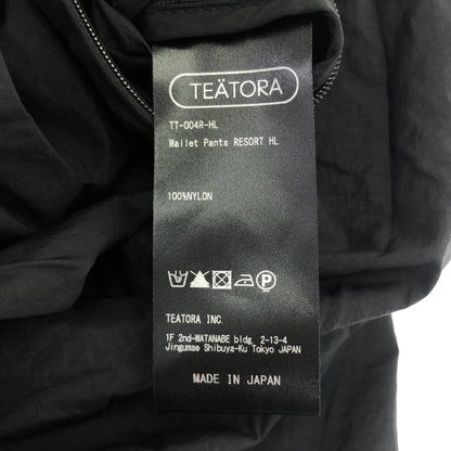 TEATORA テアトラ TT-004R-HL ブラック ナイロン Wallet Pants RESORT HL ナイロンパンツ ボトムス