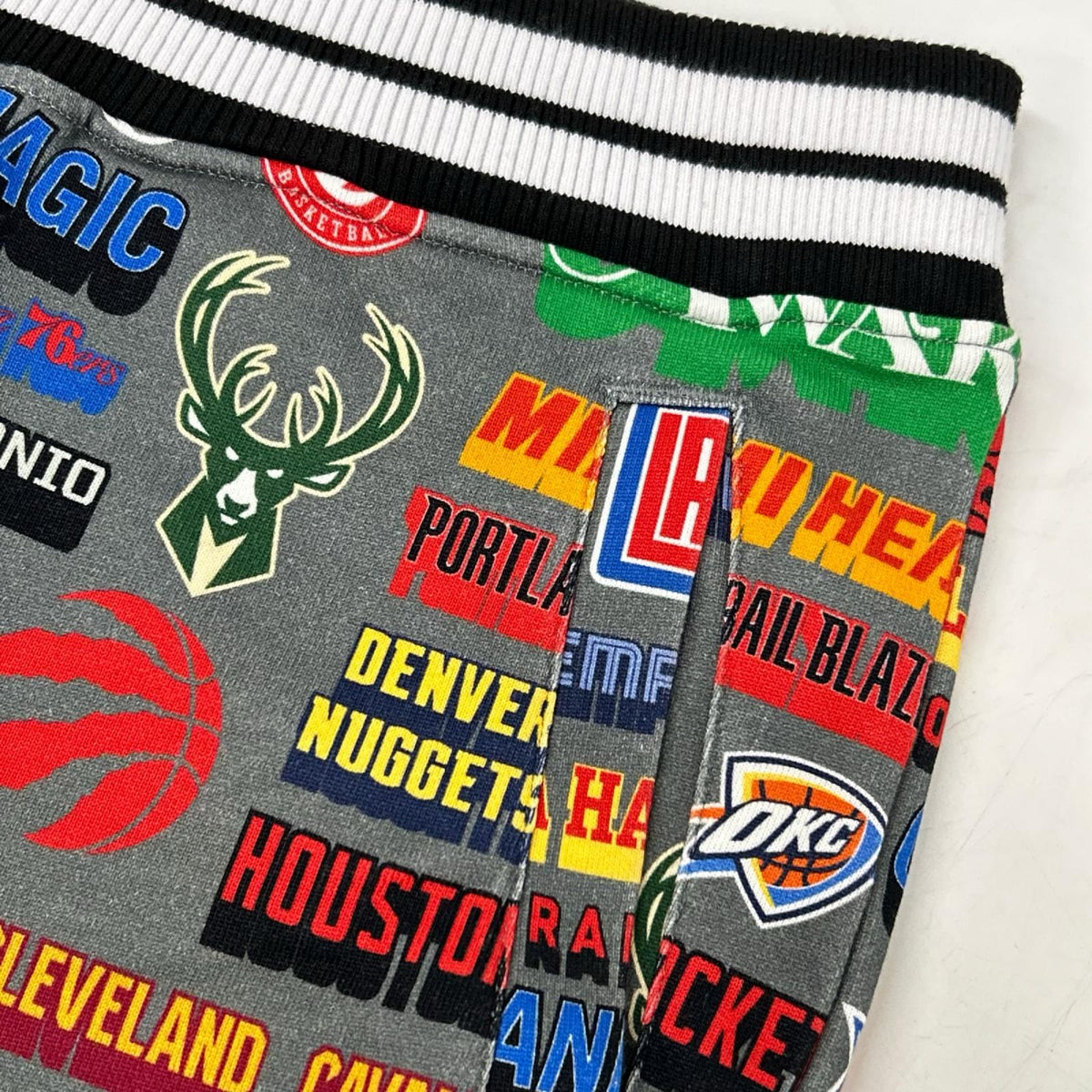 AWAKE NY アウェイクニューヨーク 【×NEW ERA×NBA】グレー チームロゴ スウェットパンツ ボトムス