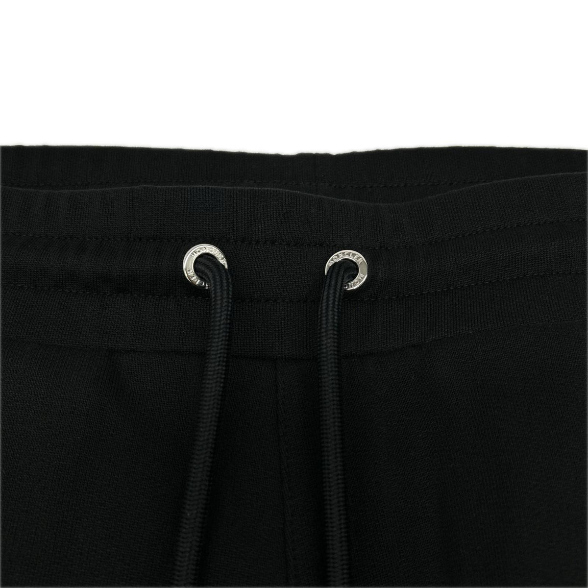 MONCLER モンクレール J10918H00017 ブラック レザーパッチ PANTALONE LUNGO /スウェットパンツ ボトムス