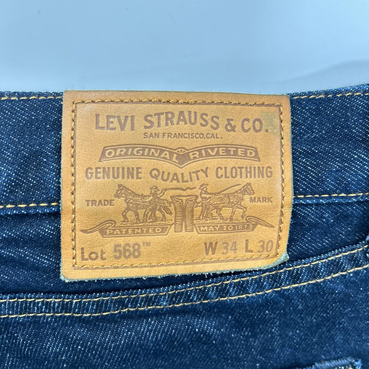 LEVI'S リーバイス インディゴ 568 ルーズフィットジーンズ デニムパンツ ボトムス