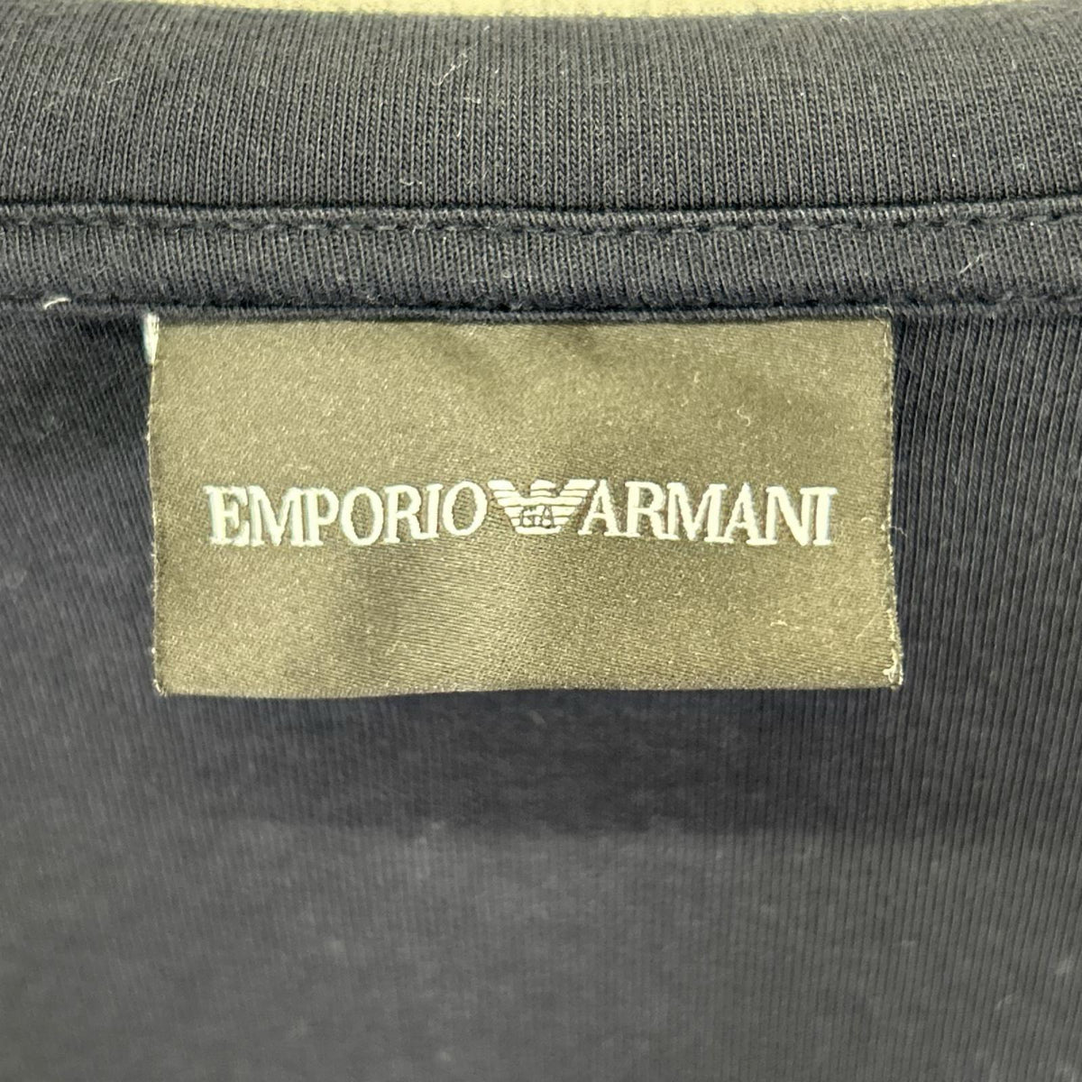 EMPORIOARMANI エンポリオアルマーニ ネイビー ロゴ刺繍 ダブルジップ ジップアップパーカー トップス
