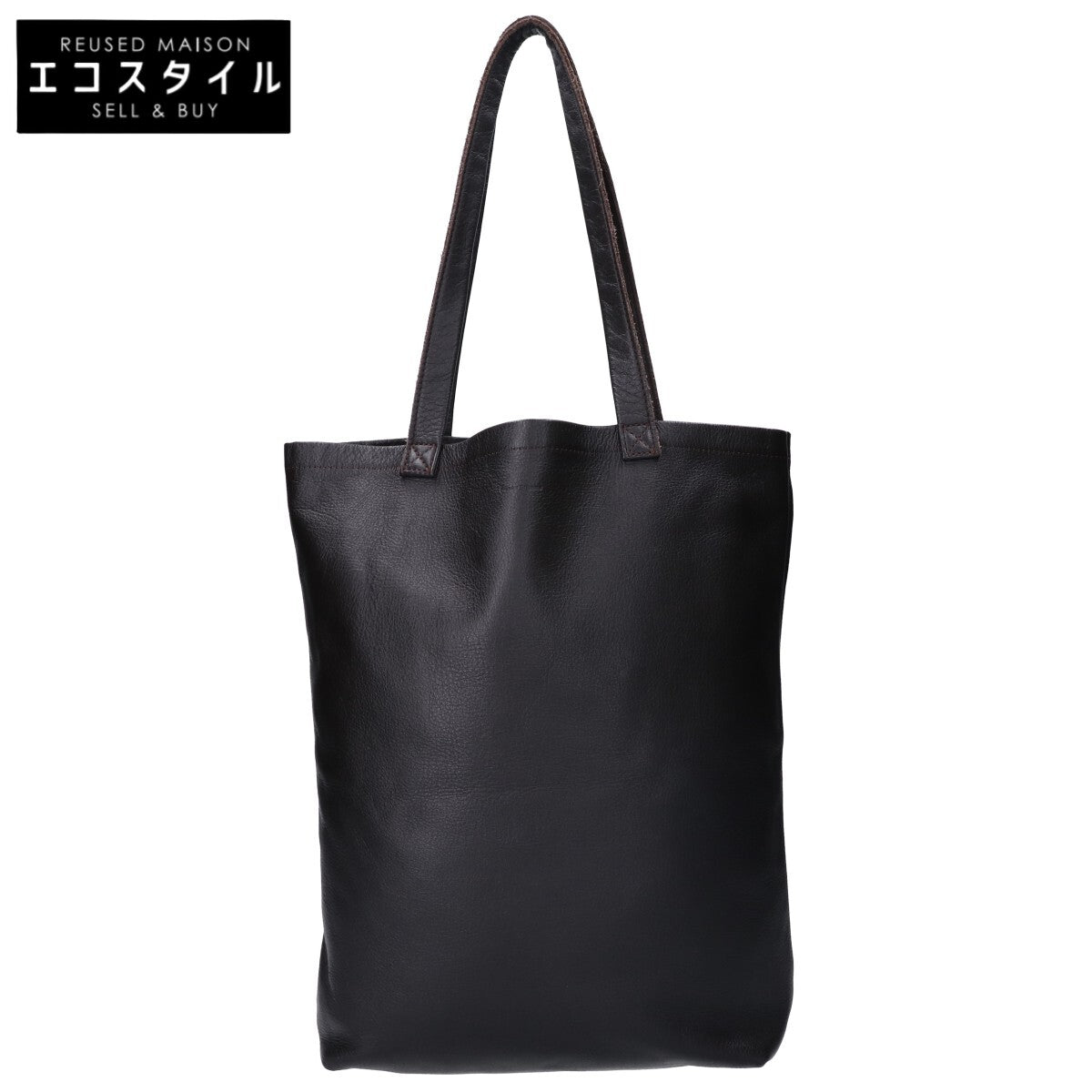 Hender Scheme エンダースキーマ ブラック カウレザー COW BAG M/カウバッグM トートバッグ