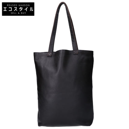 Hender Scheme エンダースキーマ ブラック カウレザー COW BAG M/カウバッグM トートバッグ