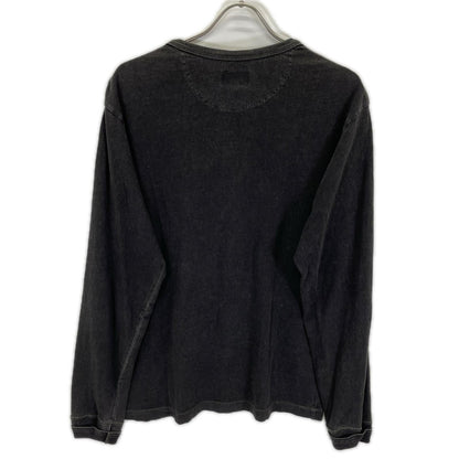 RRL ダブルアールエル ブラック Indigo Jersey Henley Shirt ヘンリーネックL/Sカットソー トップス
