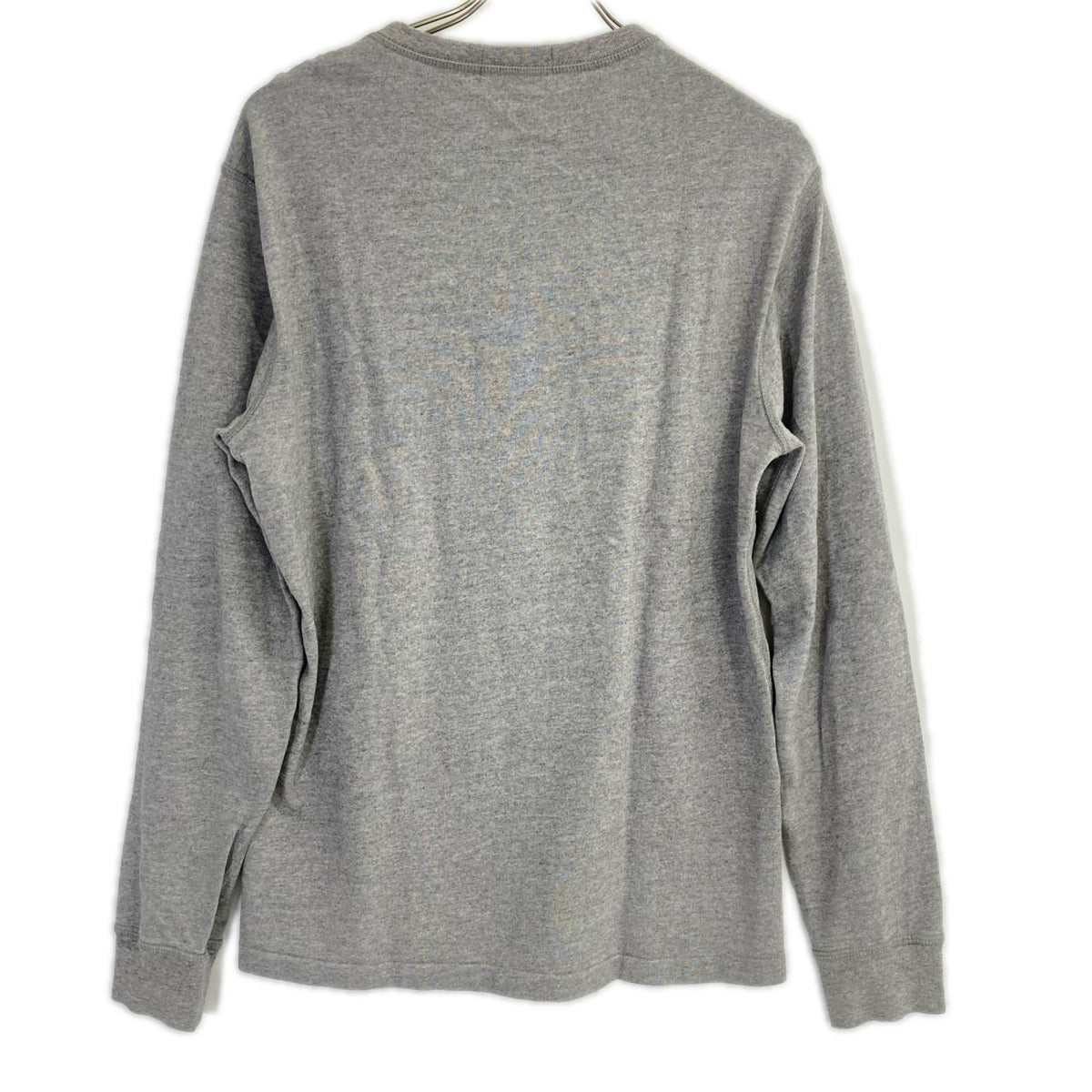 POLObyRalphLauren ポロラルフローレン 霜降りグレー ジャージーヘンリーシャツ L/Sプルオーバー トップス