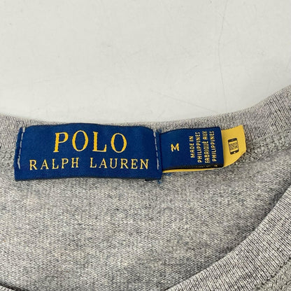 POLObyRalphLauren ポロラルフローレン 霜降りグレー ジャージーヘンリーシャツ L/Sプルオーバー トップス