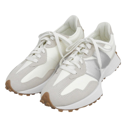 NEW BALANCE ニューバランス 新品同様 ローカットスニーカー 327 レディース オフホワイト 24cm 25年製 W327240 シューズ