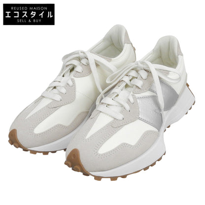 NEW BALANCE ニューバランス 新品同様 ローカットスニーカー 327 レディース オフホワイト 24cm 25年製 W327240 シューズ
