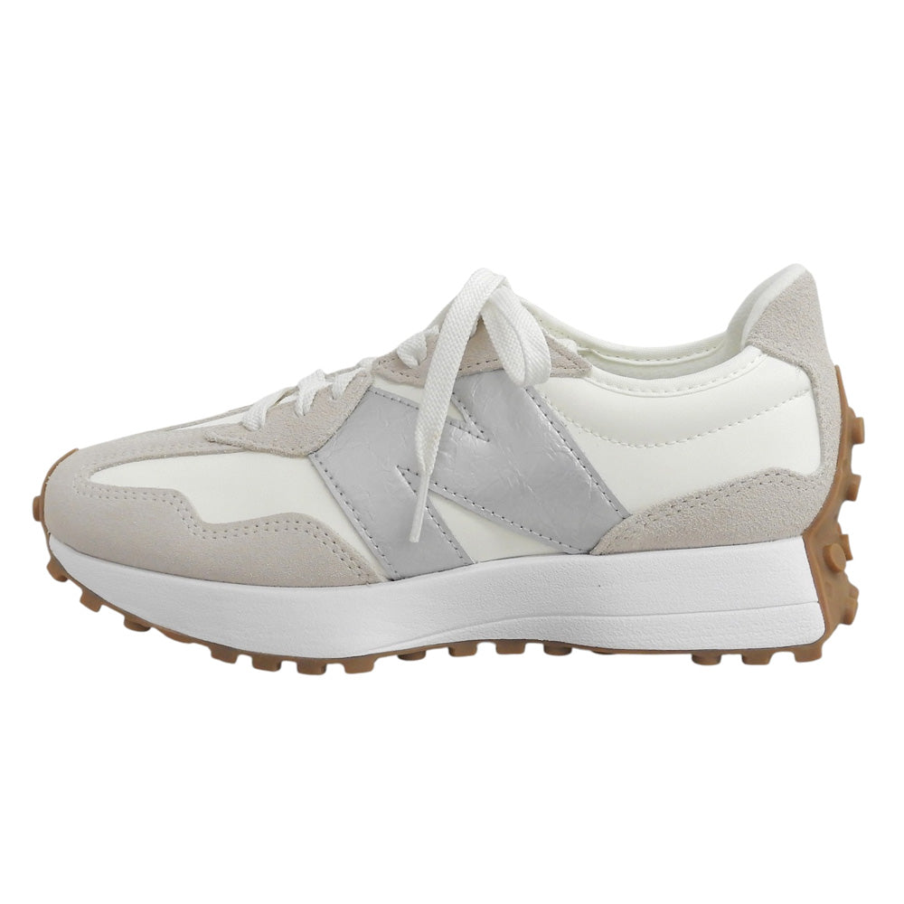 NEW BALANCE ニューバランス 新品同様 ローカットスニーカー 327 レディース オフホワイト 24cm 25年製 W327240 シューズ
