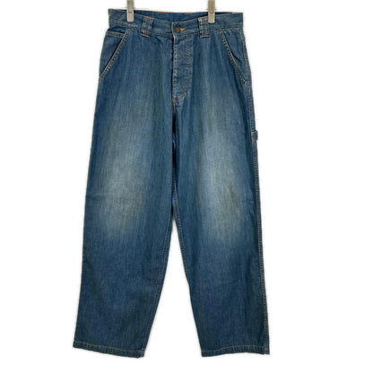 Maison margiela メゾンマルジェラ 24年製 S51LA0171 ブルー 加工ペインターパンツ ボトムス
