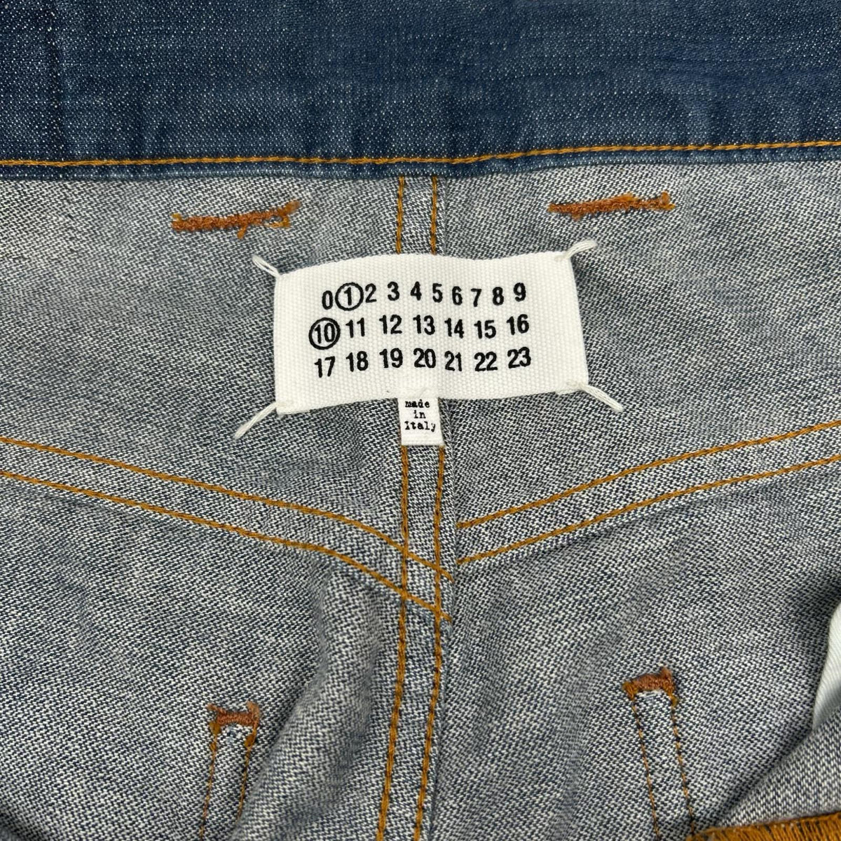 Maison margiela メゾンマルジェラ 24年製 S51LA0171 ブルー 加工ペインターパンツ ボトムス