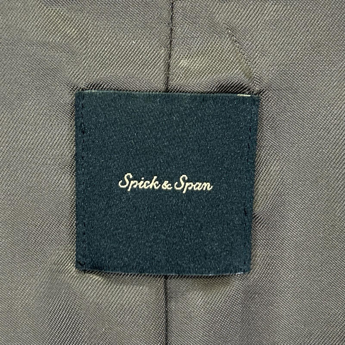 Spick&Span スピック＆スパン ブラウン ダブルクロスピークドラペル ジャケット ジャケット