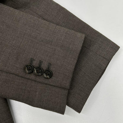 Spick&Span スピック＆スパン ブラウン ダブルクロスピークドラペル ジャケット ジャケット