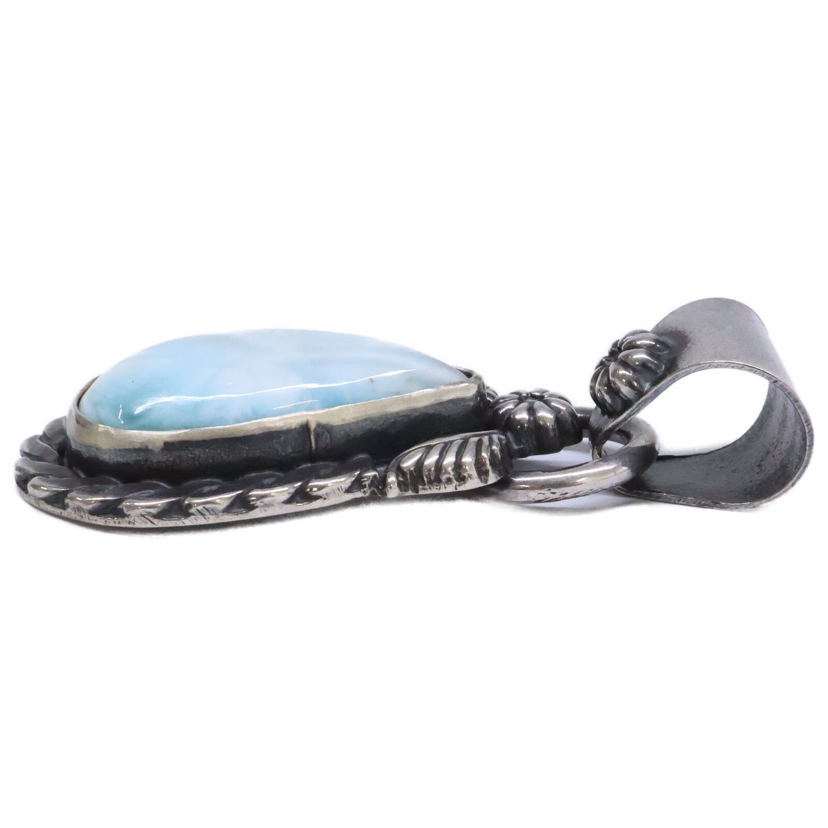 ERICKA NICHOLAS BEGAY エリッカ ニコラス ビゲイ 【美品】SILVER 925 ラリマー ペンダントトップ
