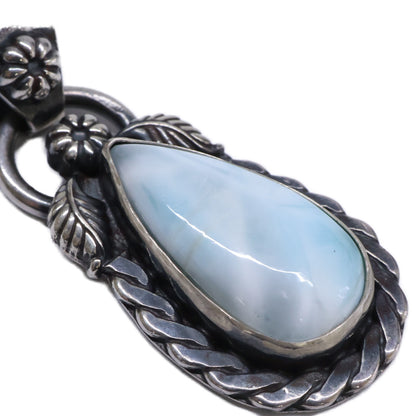 ERICKA NICHOLAS BEGAY エリッカ ニコラス ビゲイ 【美品】SILVER 925 ラリマー ペンダントトップ