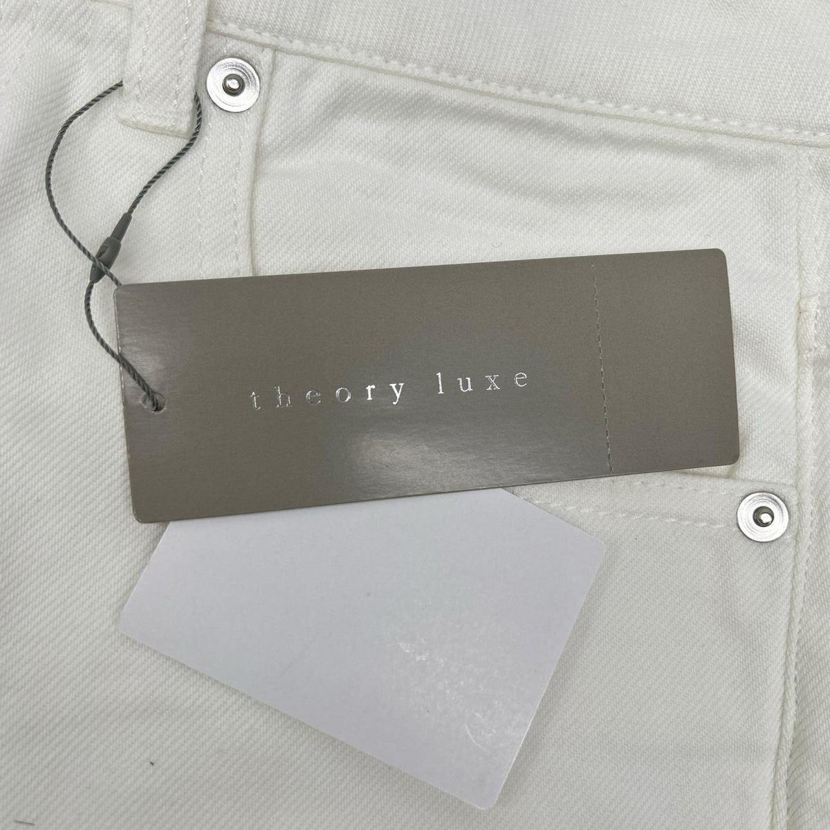 theory luxe セオリーリュクス 03-5206465 25年製 ホワイト Kisty D - Royce Denim デニムパンツ ボトムス