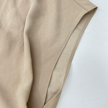 theory luxe セオリーリュクス 03-5208246 25SS ベージュ FLOW LITZY BLOUSE フレンチスリーブブラウス トップス