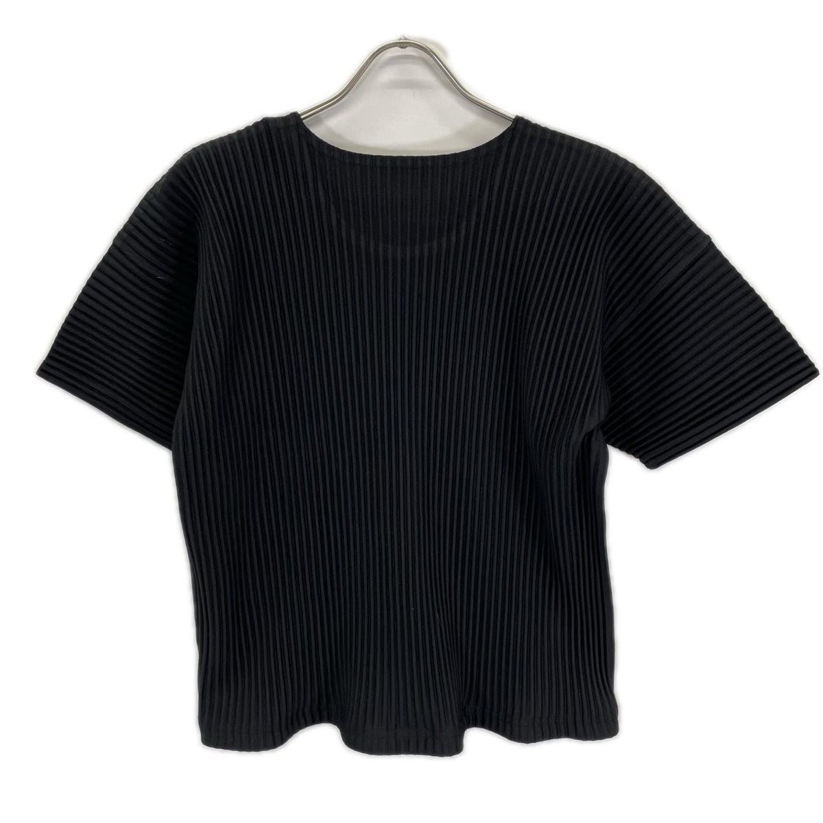 HOMME PLISSE ISSEY MIYAKE オムプリッセ イッセイミヤケ HP55JK020 ブラック プリーツクルーネックTシャツ トップス