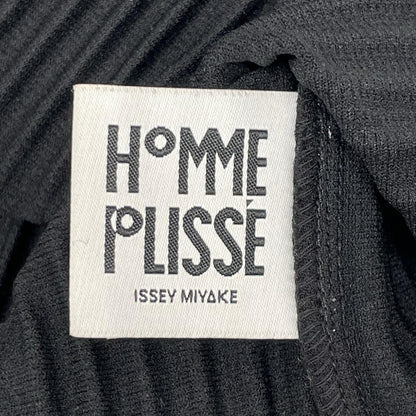 HOMME PLISSE ISSEY MIYAKE オムプリッセ イッセイミヤケ HP55JK020 ブラック プリーツクルーネックTシャツ トップス