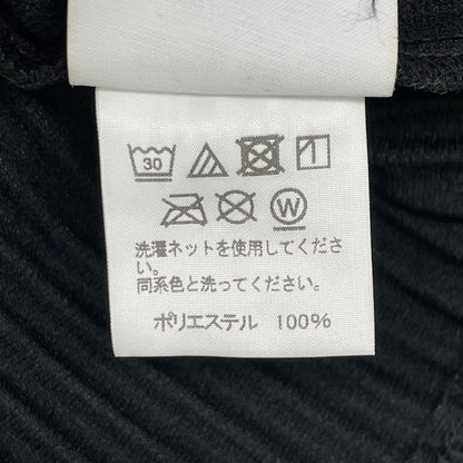HOMME PLISSE ISSEY MIYAKE オムプリッセ イッセイミヤケ HP55JK020 ブラック プリーツクルーネックTシャツ トップス