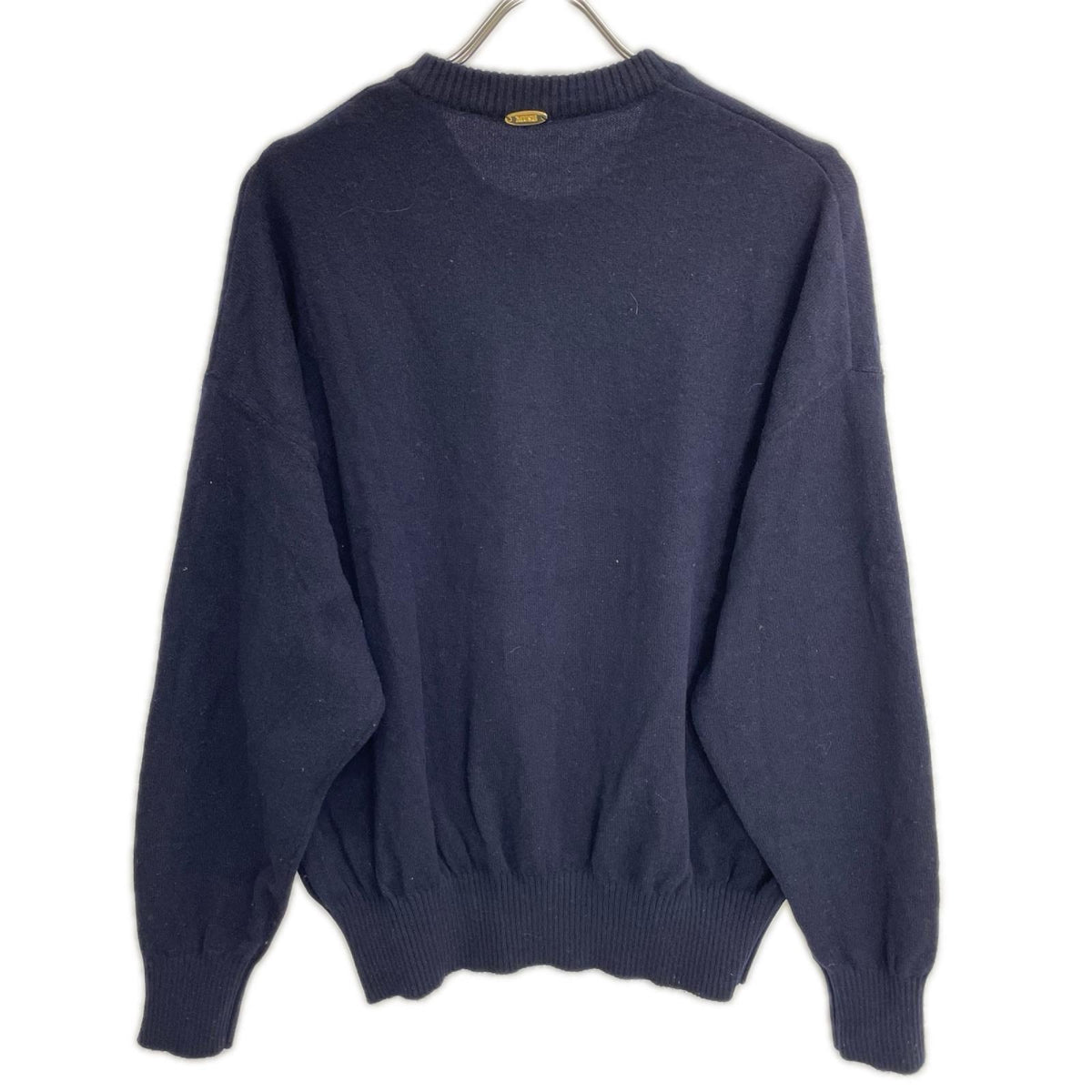 Deuxieme Classe ドゥーズィエムクラス 24AW ネイビー カシミヤ混 JUSPER クルーネック プルオーバー トップス
