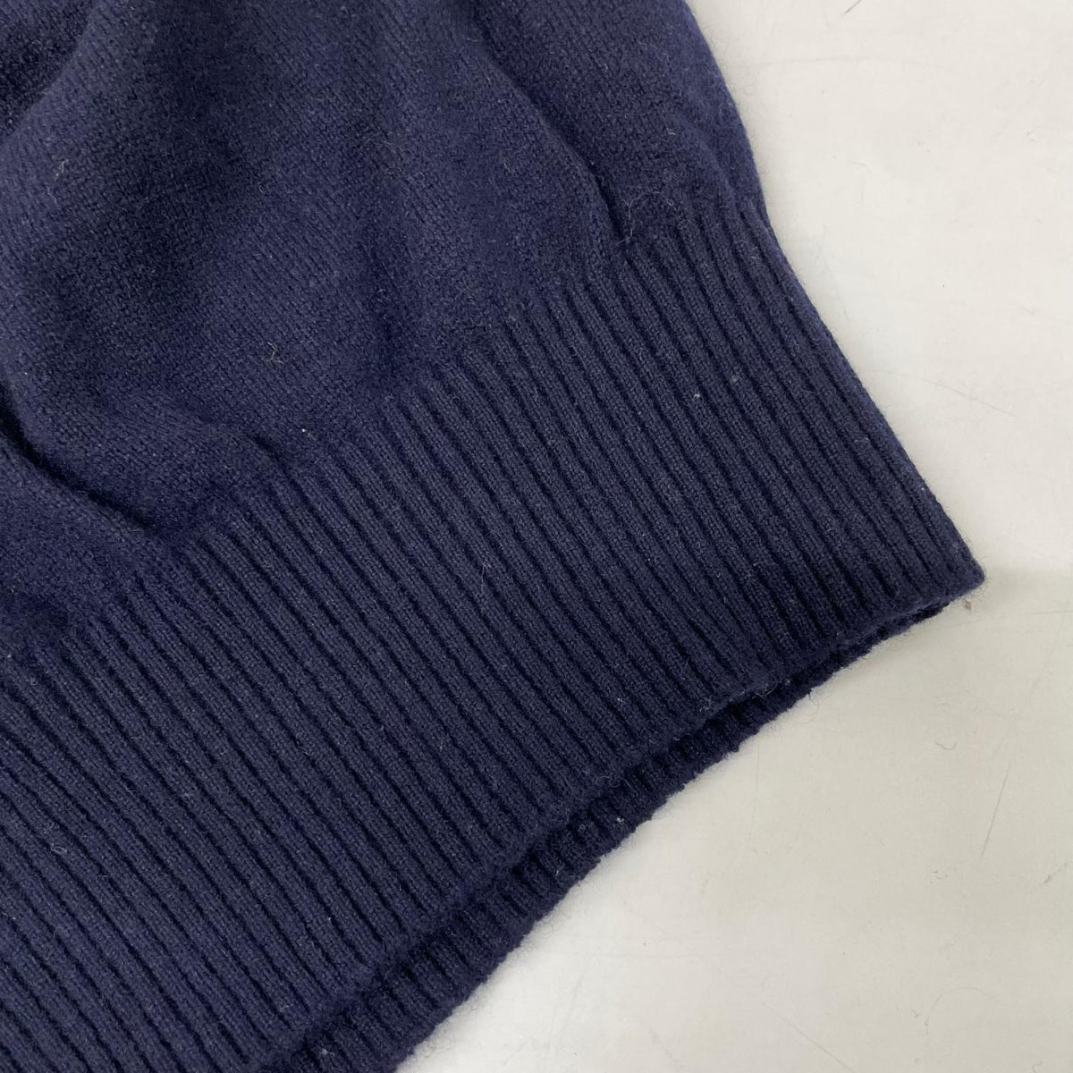 Deuxieme Classe ドゥーズィエムクラス 24AW ネイビー カシミヤ混 JUSPER クルーネック プルオーバー トップス