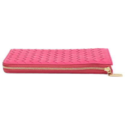 WAKO 和光 【新品同様】0540204414 レザー編み込み L字ファスナー 長財布 長財布（小銭入れあり）