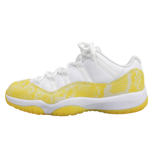 NIKE ナイキ 新品同様 Air Jordan 11 Retro Low Yellow Snake Skin シューズ メンズ ホワイト×イエロー 26.5cm AH7860-107 シューズ