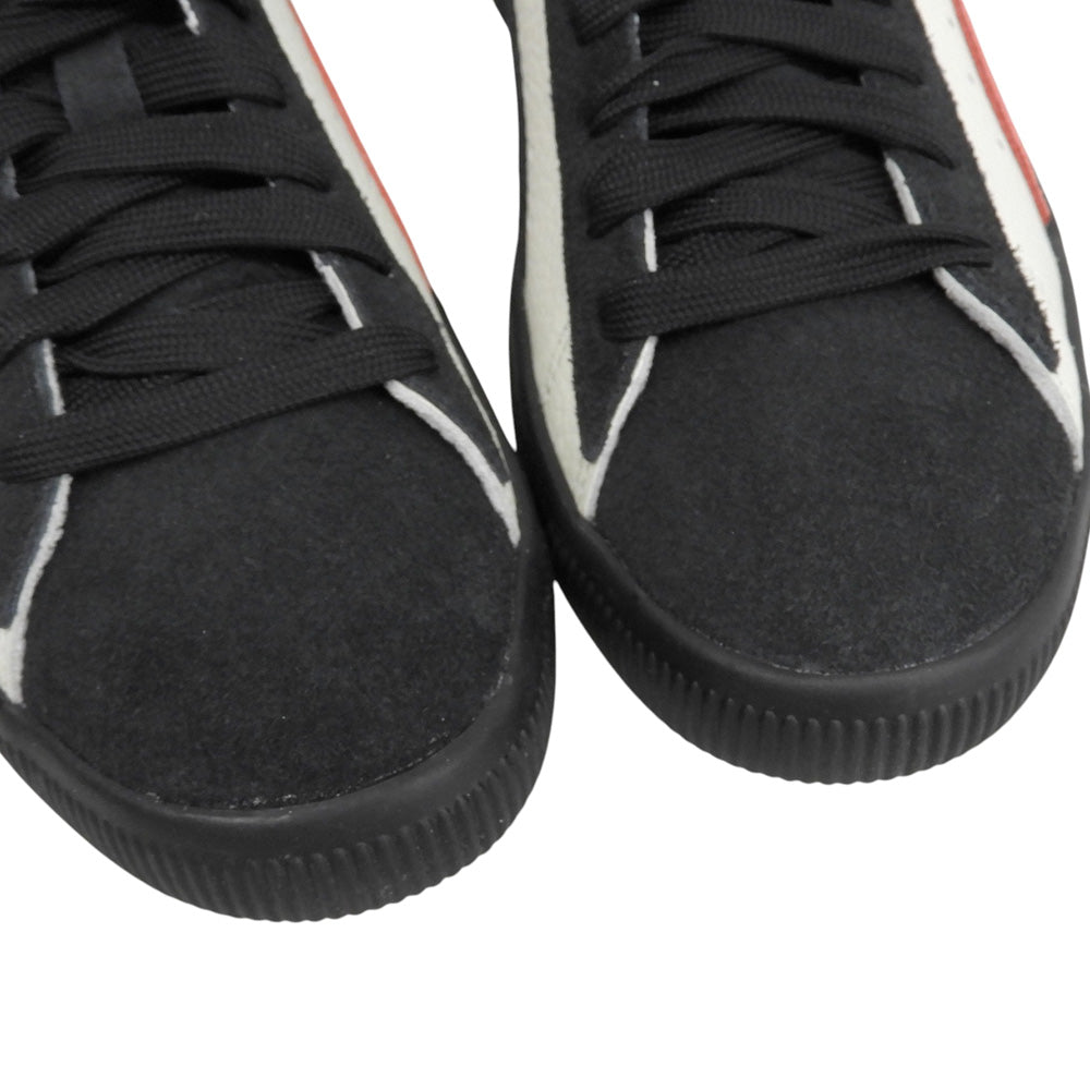 PUMA プーマ 新品同様 プーマスウェード シューズ メンズ ベージュ/ブラック/スモークピンク 26.5cm 390478-01 シューズ