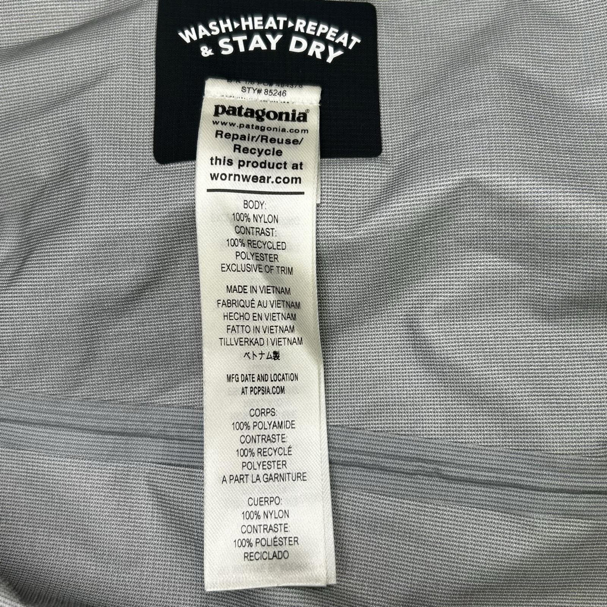 Patagonia パタゴニア 26SS 85246 グレー トレントシェル3L・レイン・ジャケット ジャケット