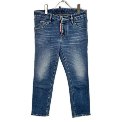 DSQUARED2 ディースクエアード S75LB0276 インディゴブルー Cool Girl Cropped Jean クロップド デニム パンツ ボトムス