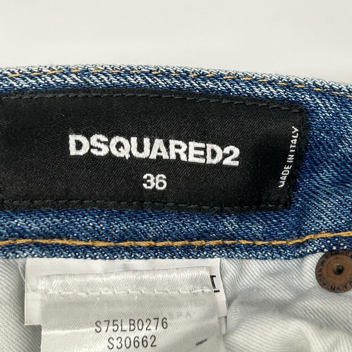 DSQUARED2 ディースクエアード S75LB0276 インディゴブルー Cool Girl Cropped Jean クロップド デニム パンツ ボトムス