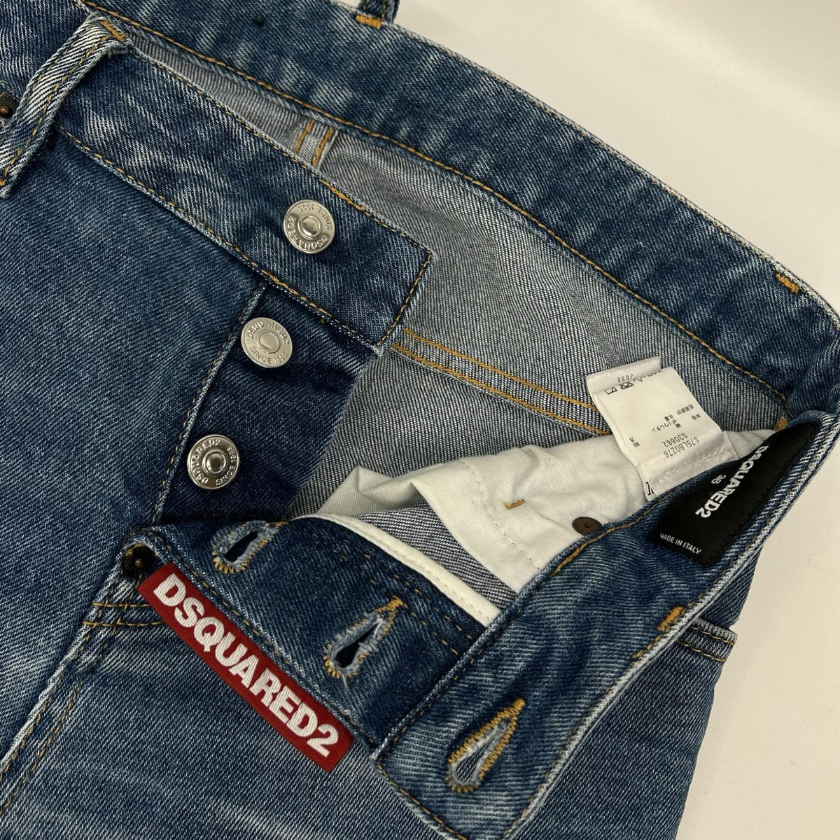 DSQUARED2 ディースクエアード S75LB0276 インディゴブルー Cool Girl Cropped Jean クロップド デニム パンツ ボトムス