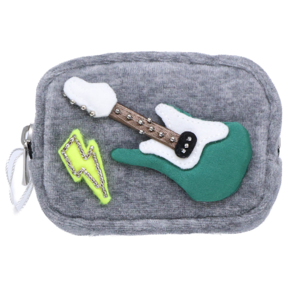 LUDLOW ラドロー 【新品同様】LD24AーPU004 Pouch004 Guitar ギター柄 ジップ ミニ ポーチ